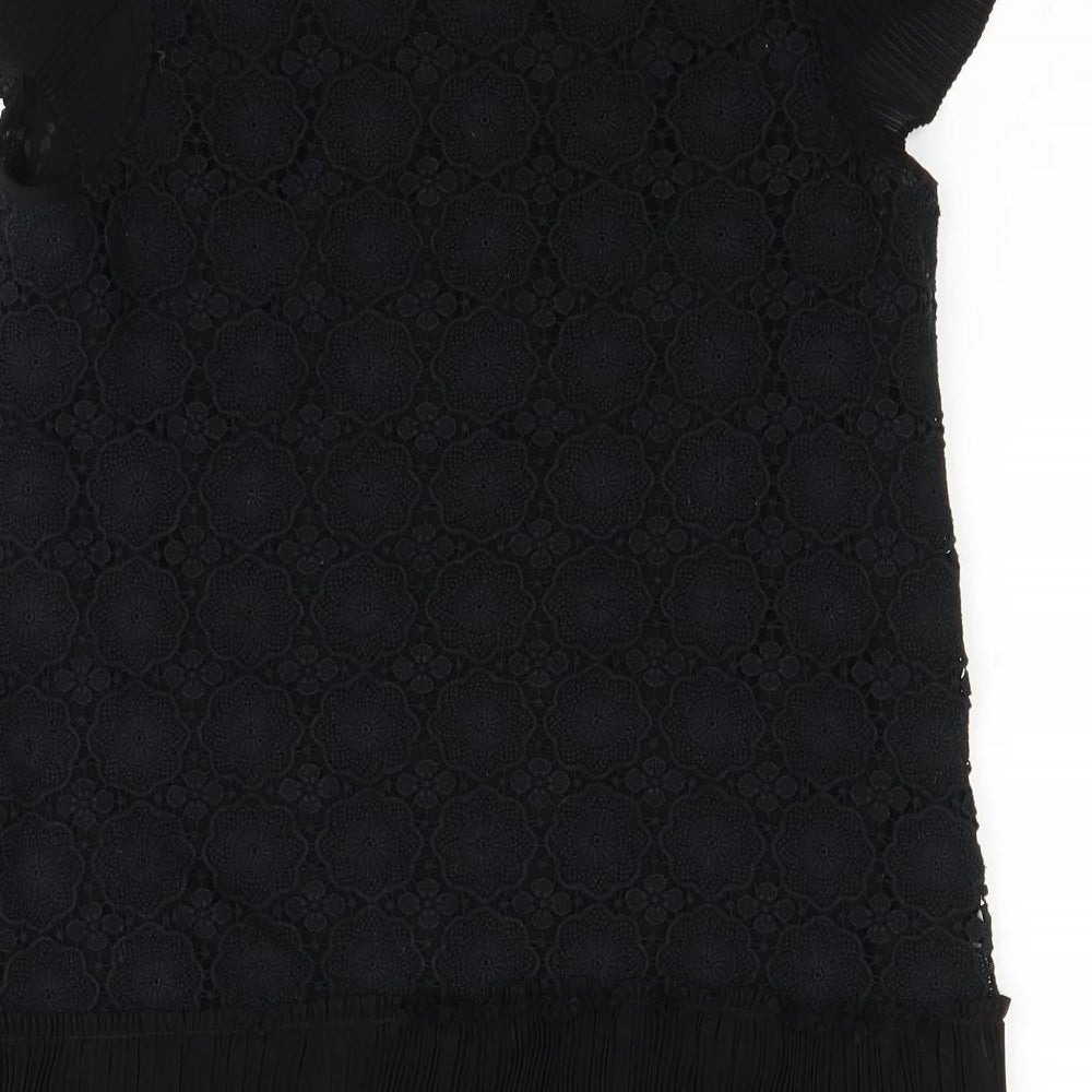 Darling Womens Black Basic Blouse Size XS