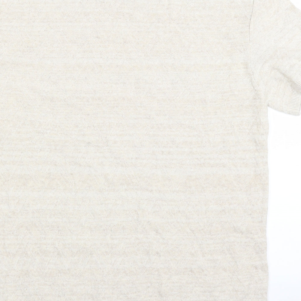 River Island Womens Beige Basic Blouse Size M