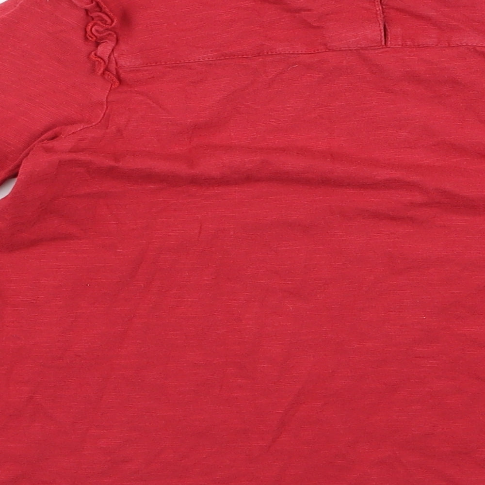 NEXT Girls Red Ramie A-Line Size 8 Years