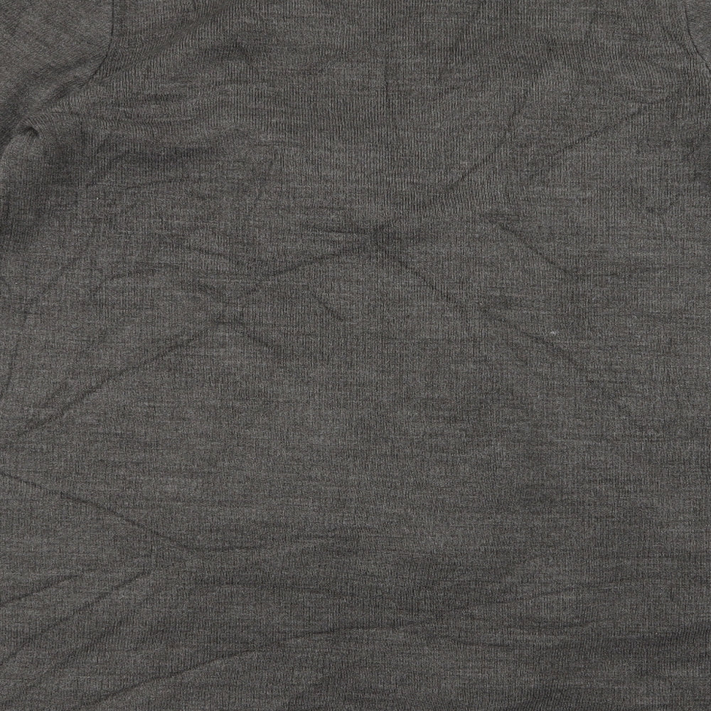 roamn Womens Grey Cardigan Jumper Size 14