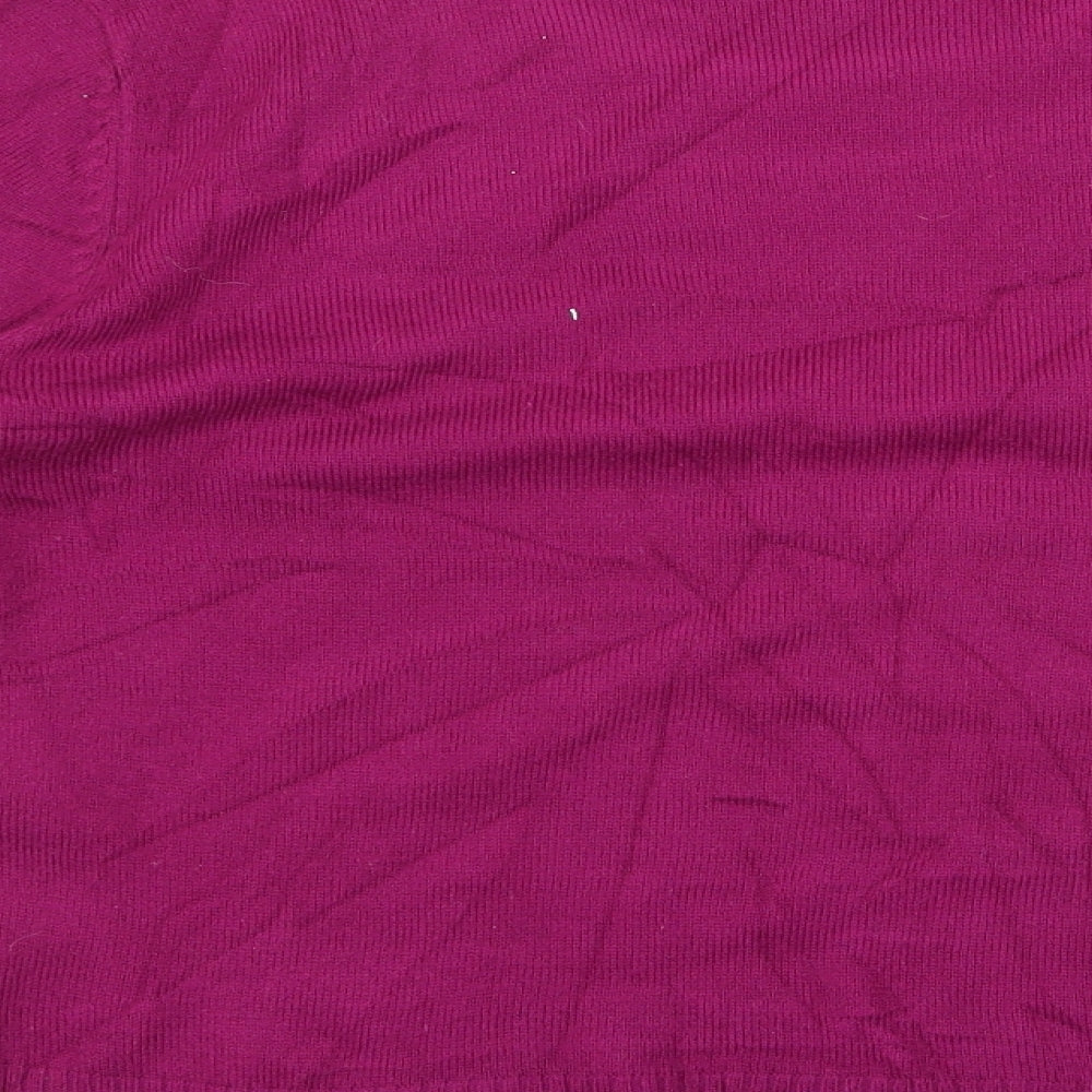 paromre Womens Pink Pullover Jumper Size L