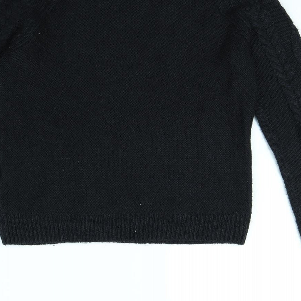 H&M Womens Black Pullover Jumper Size M