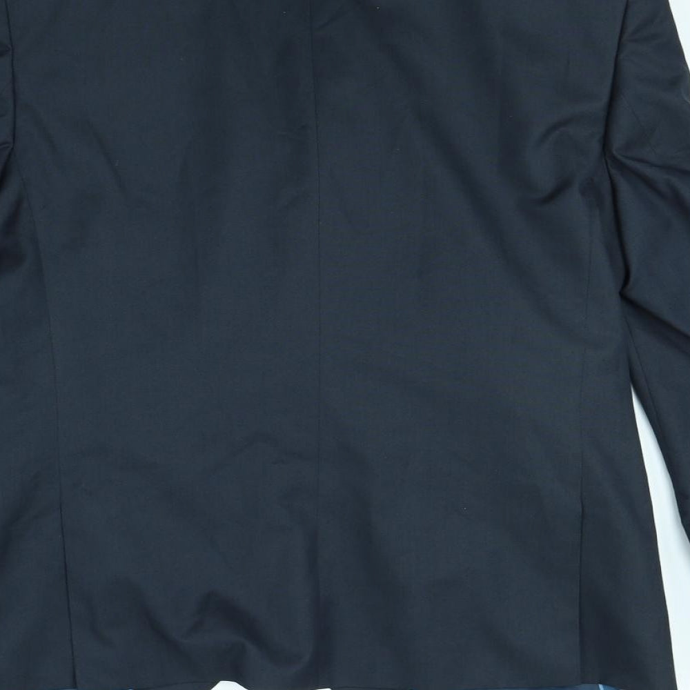 Preworn Mens Blue Jacket Blazer Size S - shoulder pads
