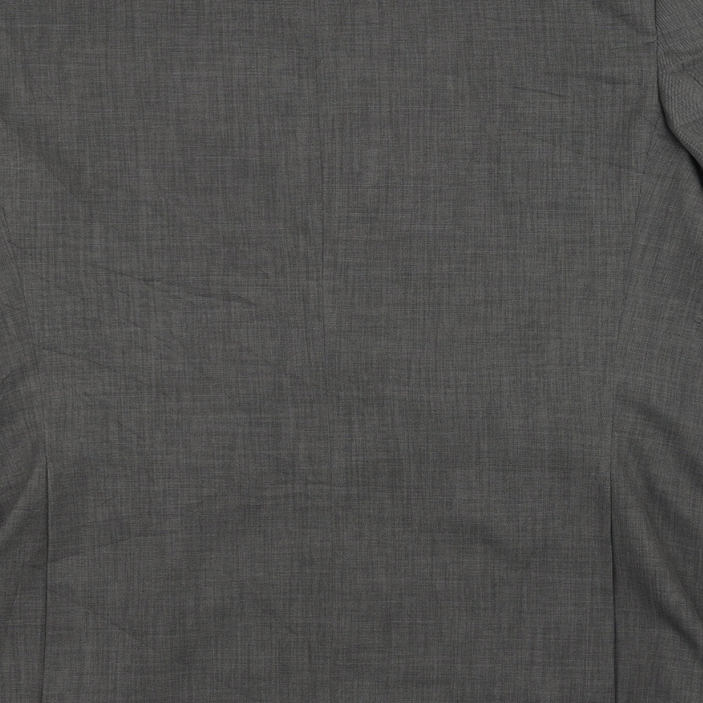 Greenwood Mens Grey Jacket Suit Jacket Size 44