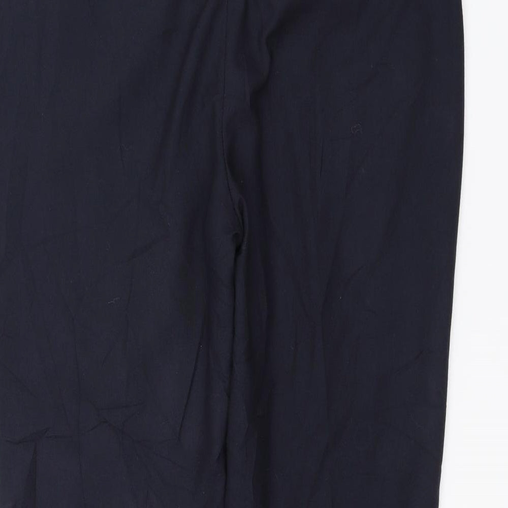 H&M Womens Blue Trousers Size 26 L30 in
