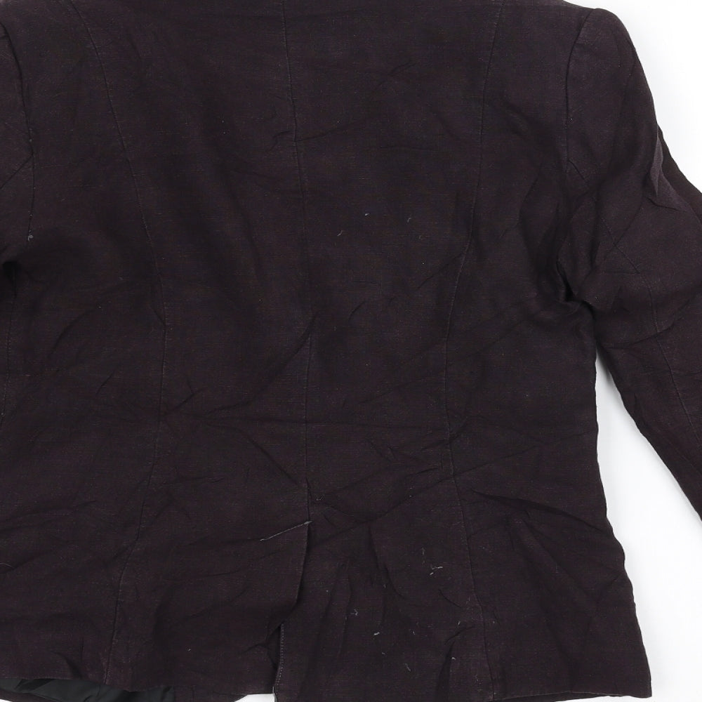 H&M Womens Purple Jacket Size 10