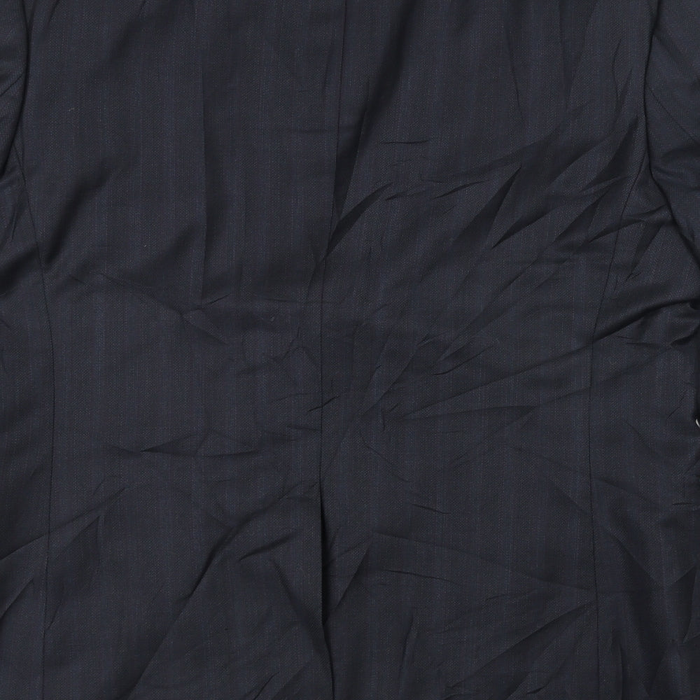 Zara Mens Blue Jacket Suit Jacket Size 38
