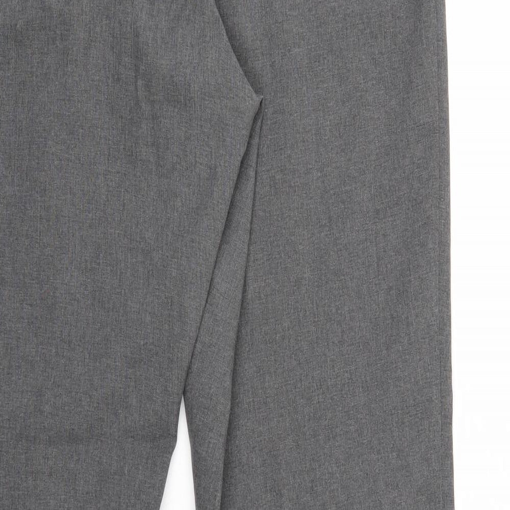 Dorothy Perkins Womens Grey Trousers Size 18 L30 in
