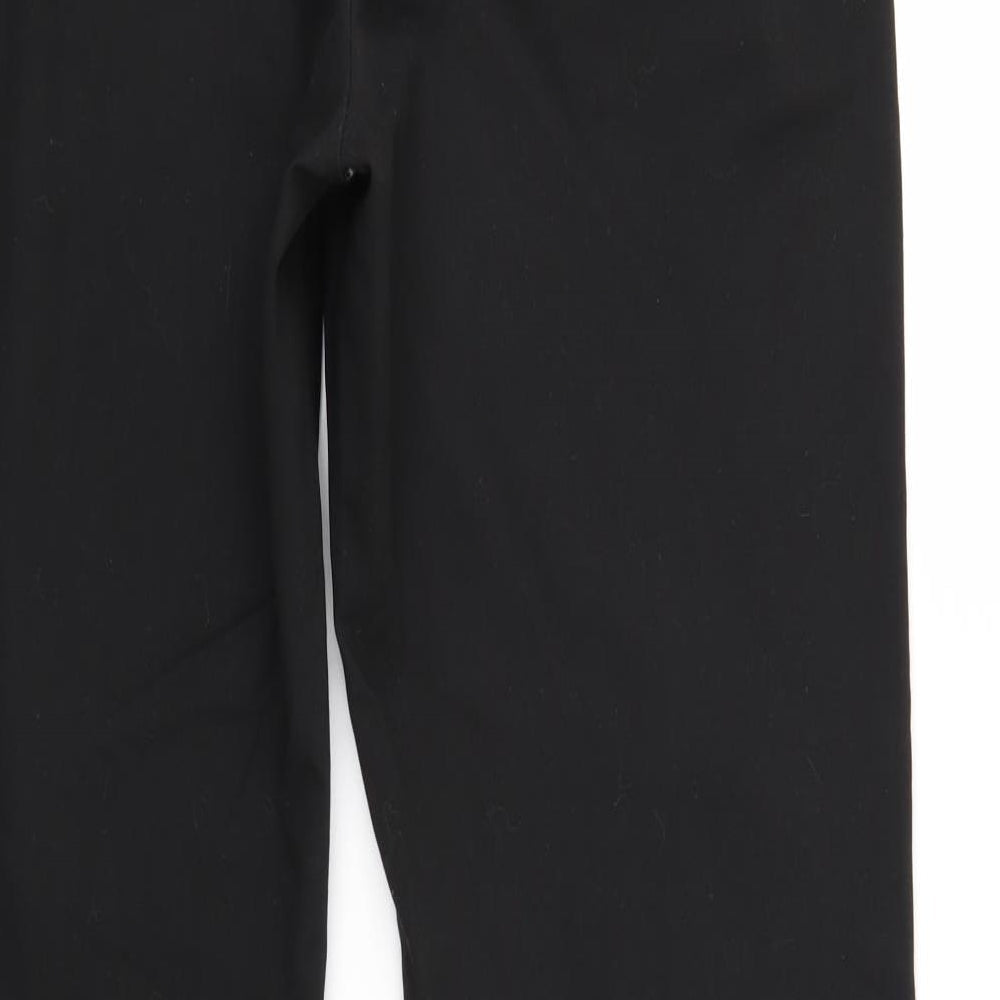 NEXT Womens Black Trousers Size 12 L28 in