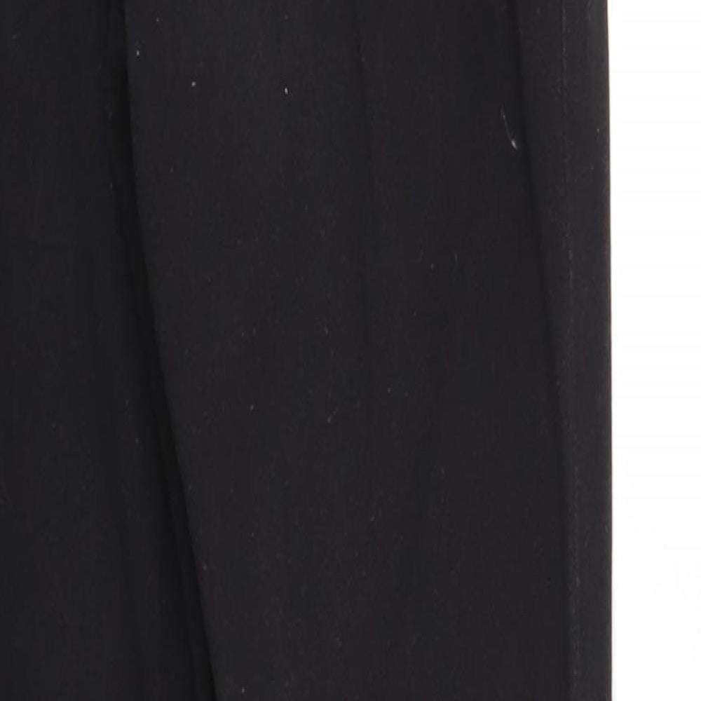 H&M Womens Black Denim Straight Jeans Size 6 L27 in