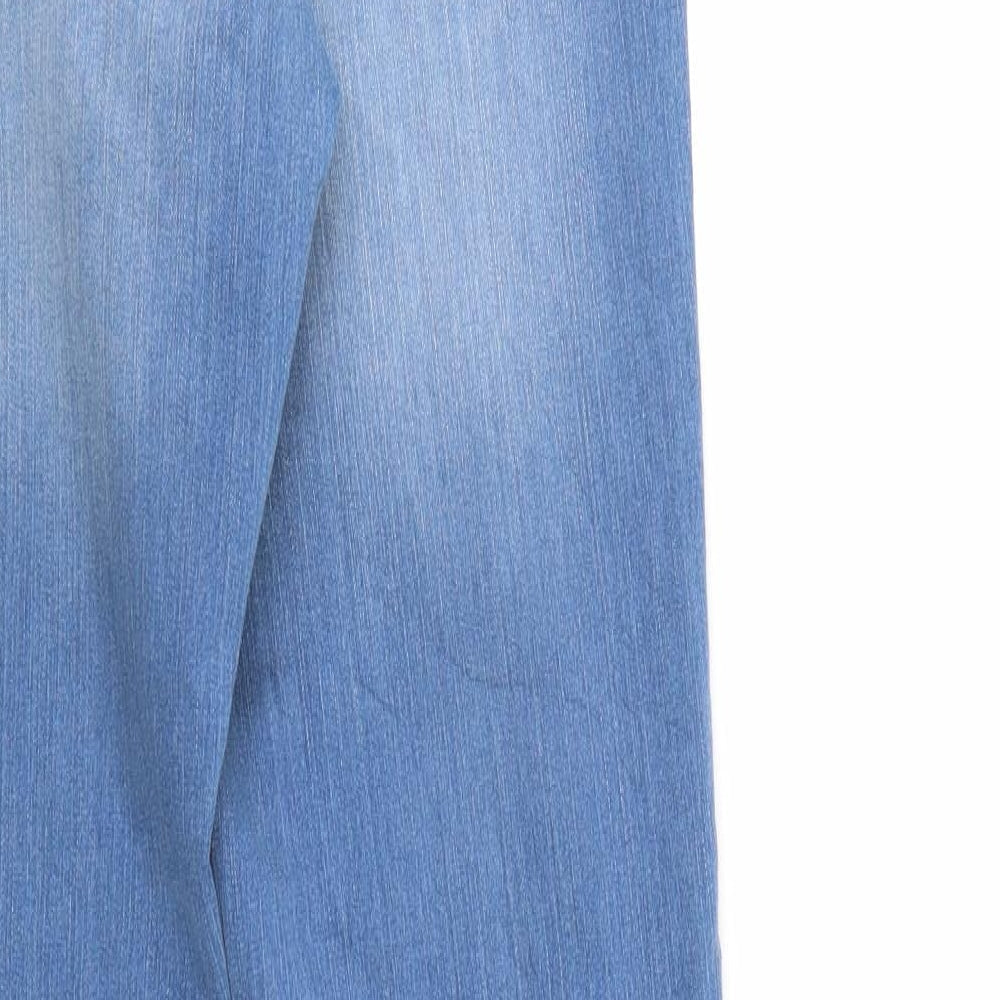 Preworn Womens Blue Denim Jegging Jeans Size 25 in L31 in - Elastic Waist