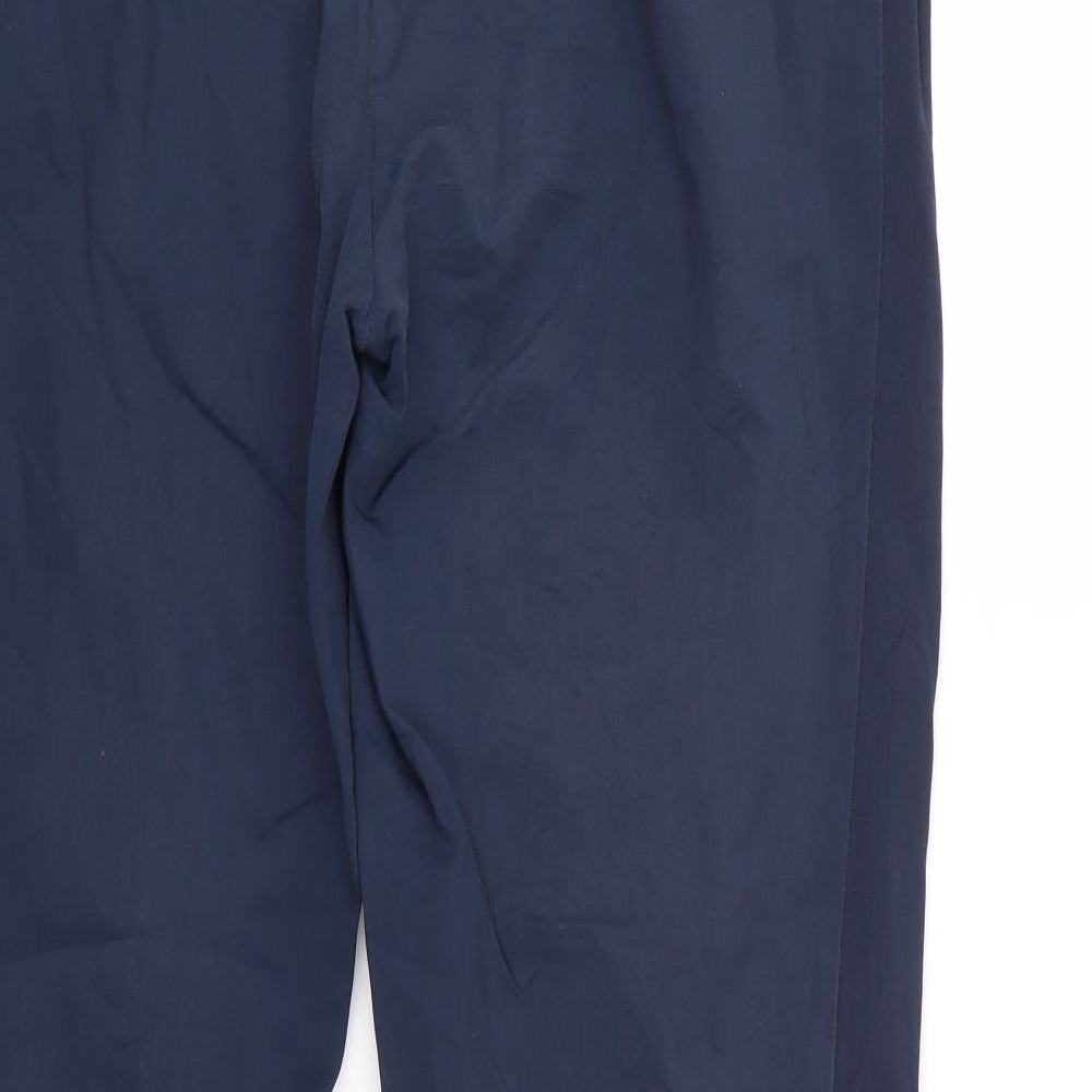 Bialcon Womens Blue Trousers Size 12 L26 in