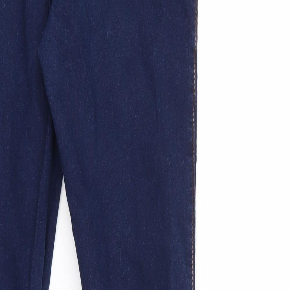 Denim & Co. Womens Blue Denim Jegging Jeans Size 8 L26 in
