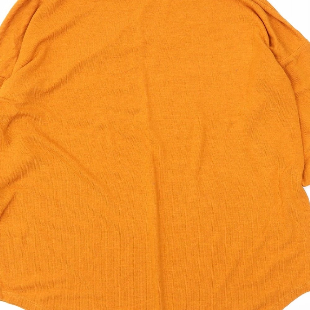 Papaya Womens Orange Tunic Jumper Size L