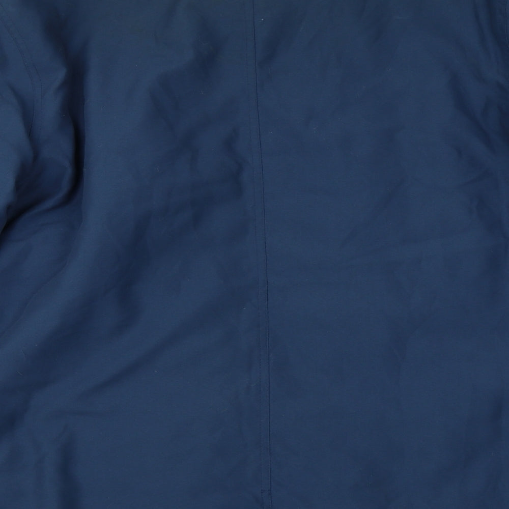 Premier Man Mens Blue Rain Coat Coat Size M