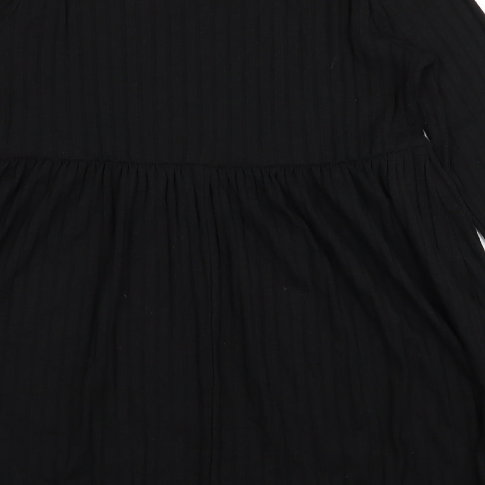 Boohoo Womens Black Fit & Flare Size 10