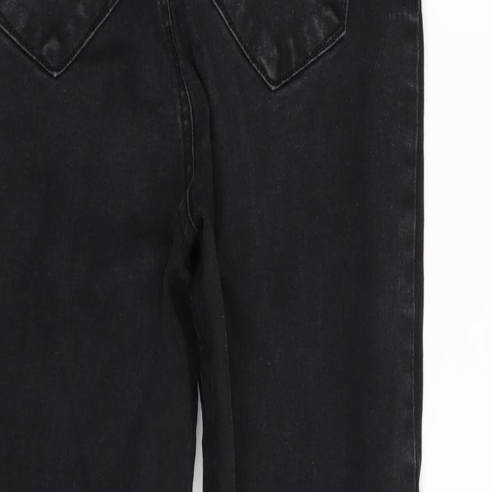 denim and co Womens Black Skinny Jeans Size 14 L25 in