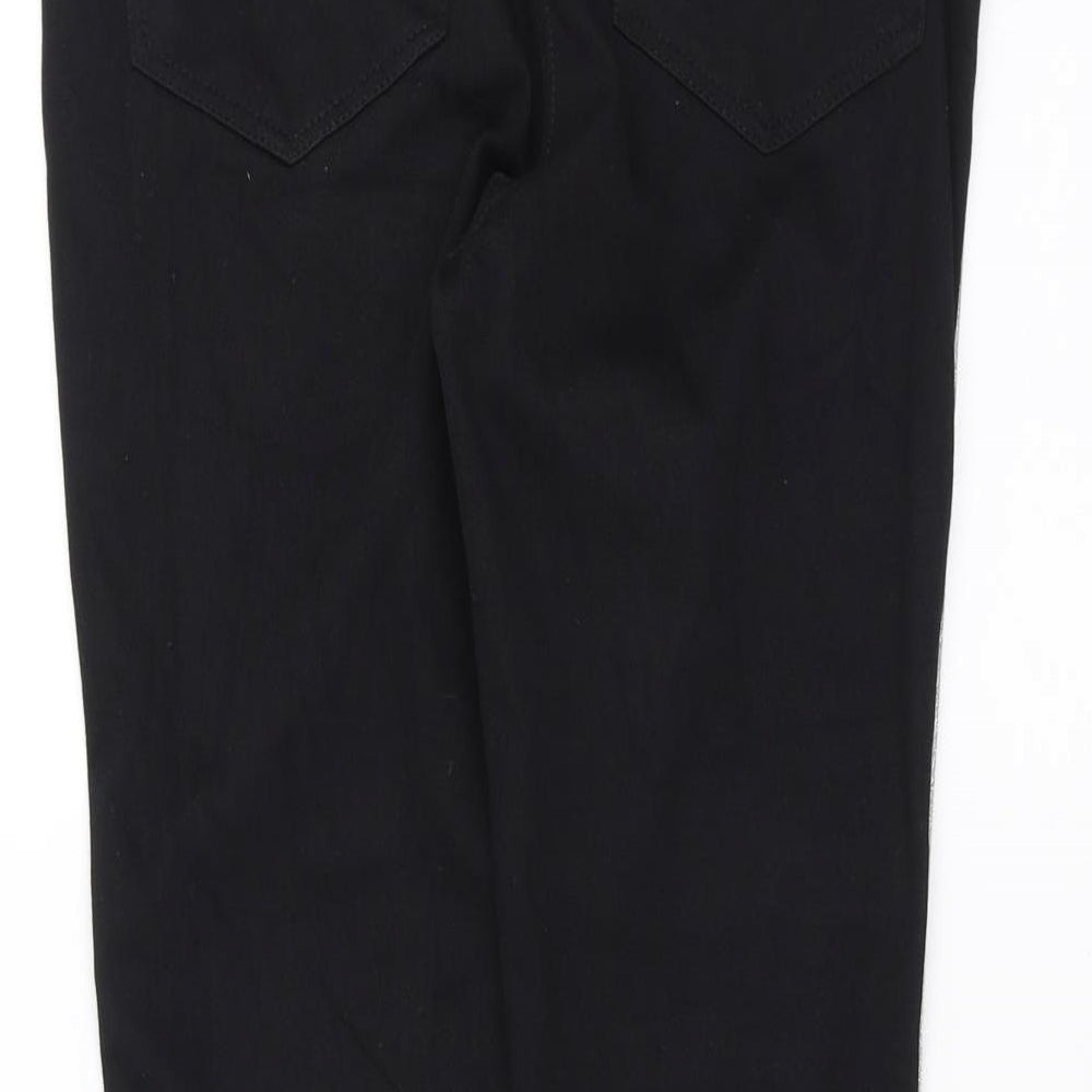 NEXT Womens Black Carrot Leggings Size 8 L28 in - jersey denim jegging