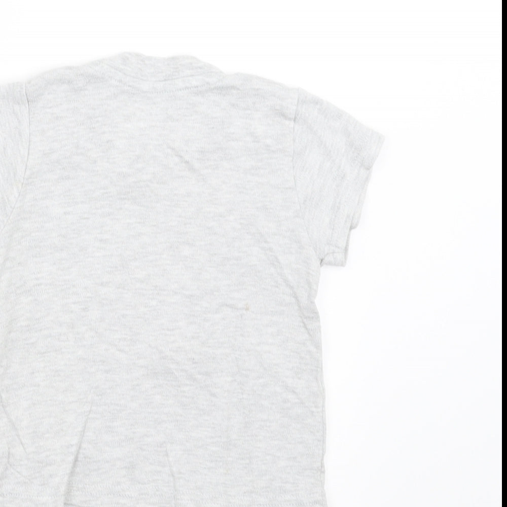 Primark Boys Grey Basic T-Shirt Size 9-12 Months - wild one