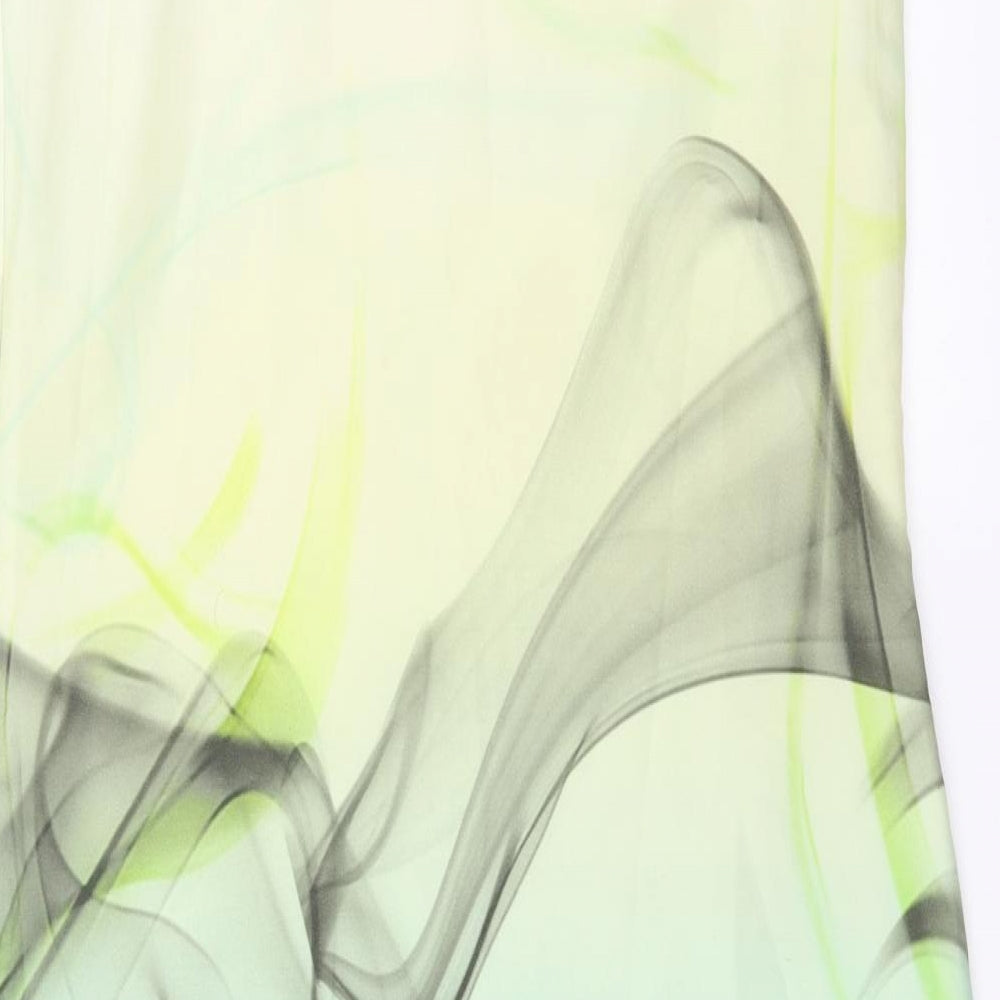 Principles Womens Green Shift Size 8 - Abstract Design