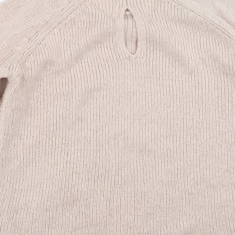 New Look Womens Pink Pullover Jumper Size S