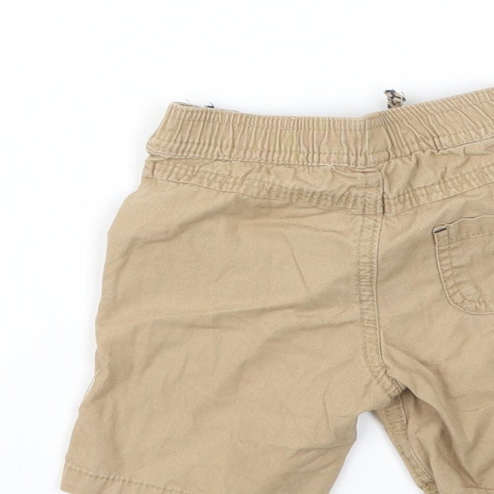Primark Boys Beige Cargo Trousers Size 9-12 Months