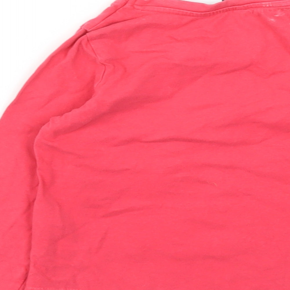 George Girls Orange Animal Print Basic T-Shirt Size 2-3 Years