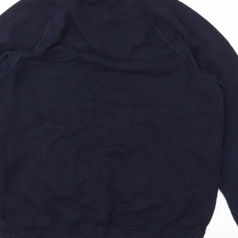 H&M Mens Blue Pullover Jumper Size M