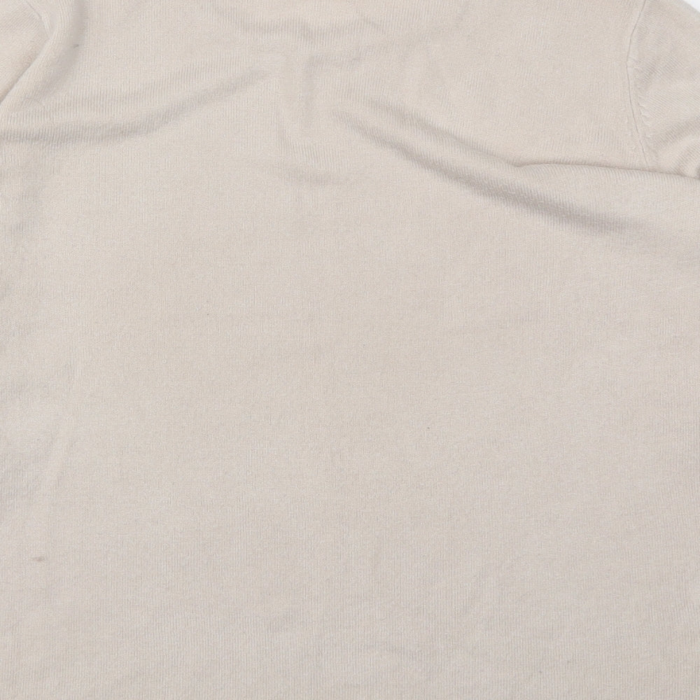 Bonmarché Womens Beige Pullover Jumper Size M