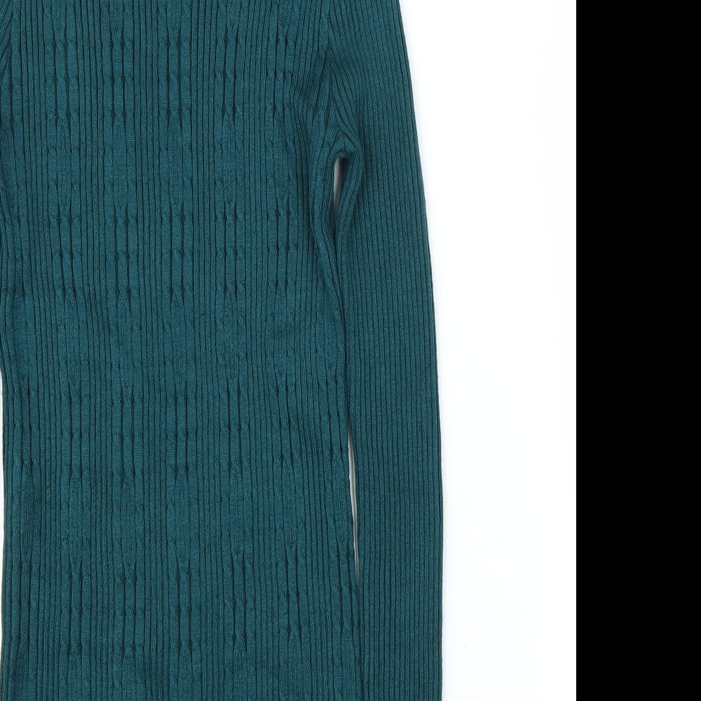 Papaya Womens Green Pullover Jumper Size 8