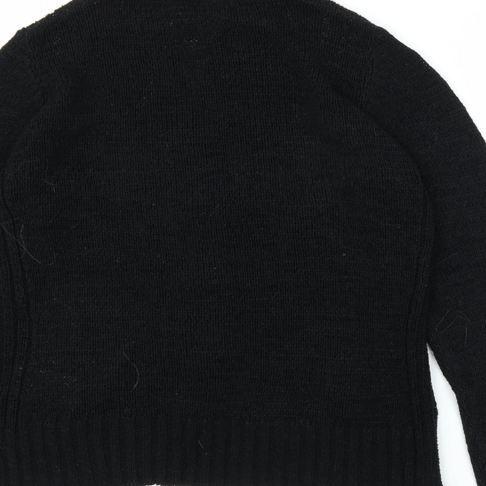 Olsen Womens Black Cardigan Jumper Size 12
