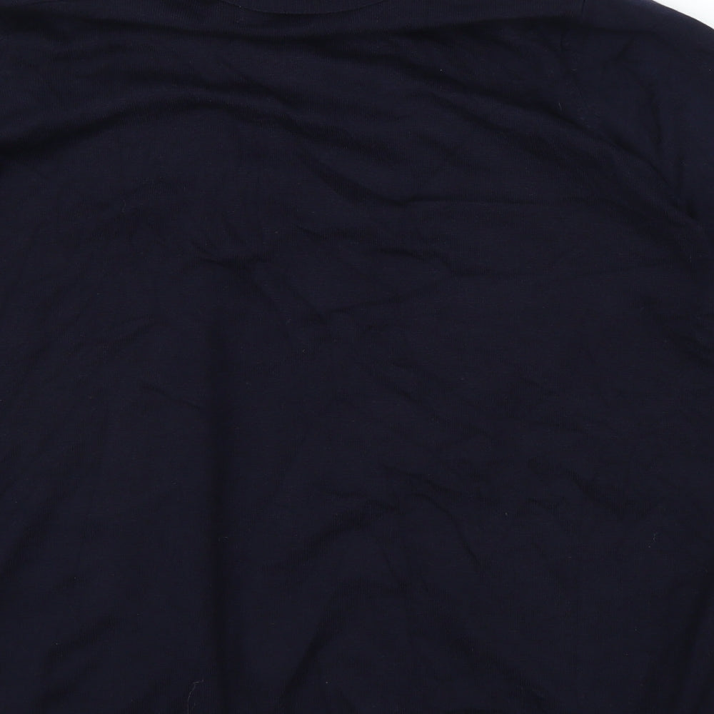 Isle Womens Blue Cardigan Jumper Size 14