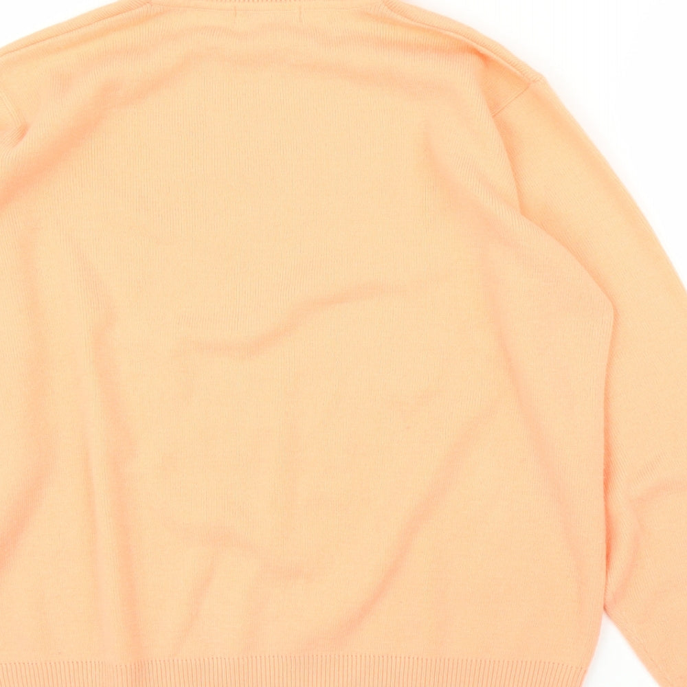 Berketex Womens Orange Pullover Jumper Size 14