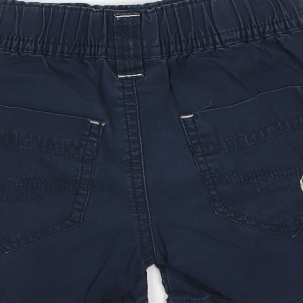 Next Boys Blue Cropped Trousers Size 6-9 Months - Next 36
