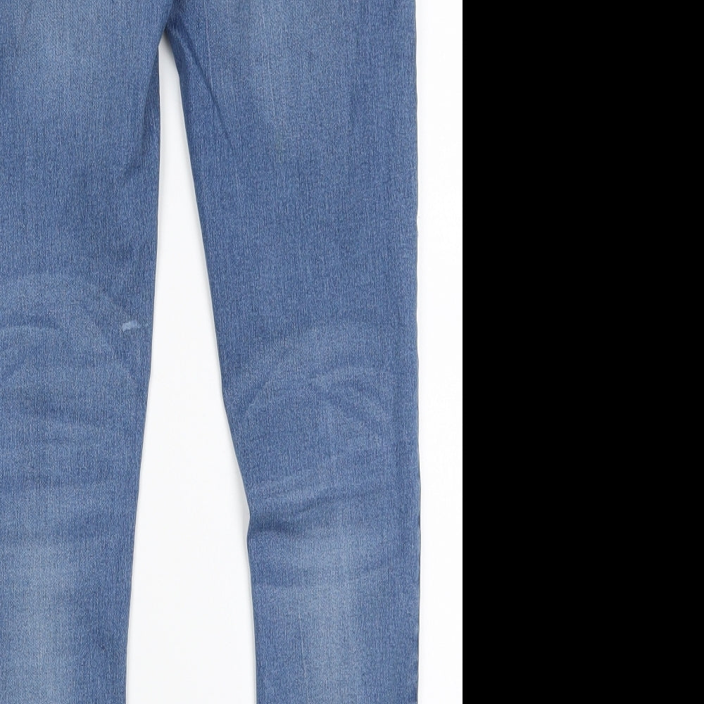 Denim Co Womens Blue Denim Skinny Jeans Size 10 L30 in