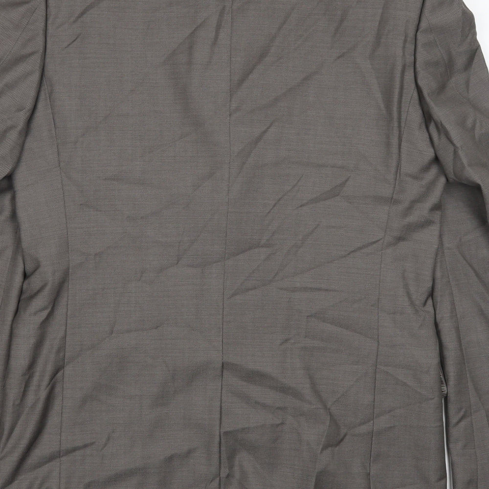 Marks & Spencer Mens Grey Jacket Suit Jacket Size 38