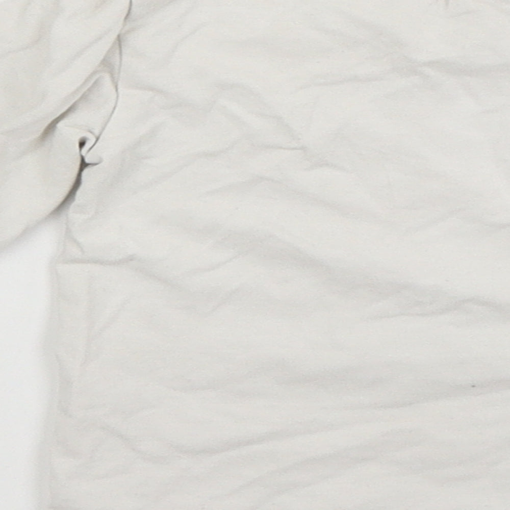 Tiny Tribe Baby White Basic T-Shirt Size 12 Months - cool vibes only