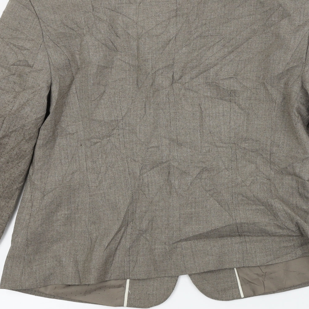 NEXT Womens Beige Jacket Blazer Size 12