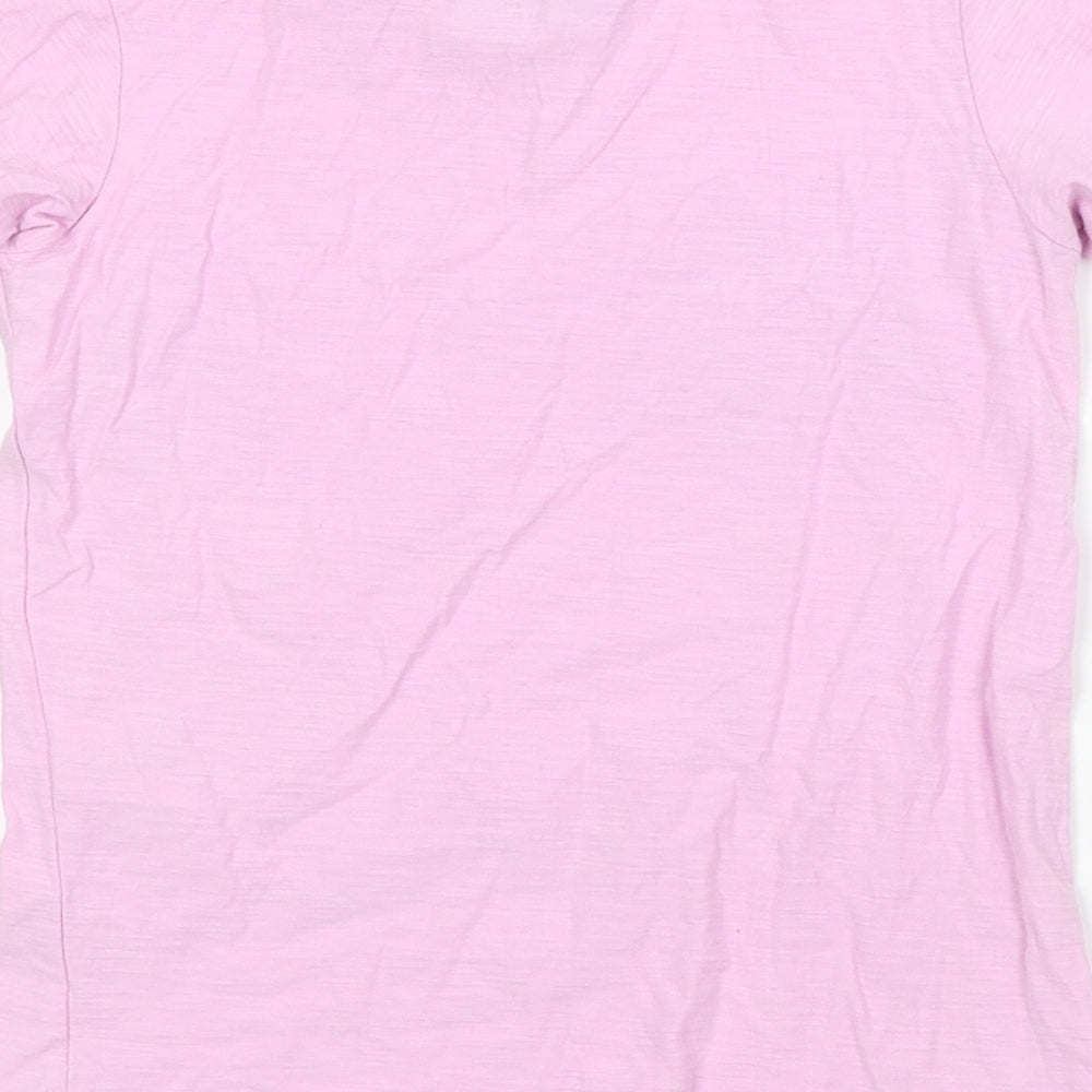 surfs up Girls Pink Basic T-Shirt Size 5 Years