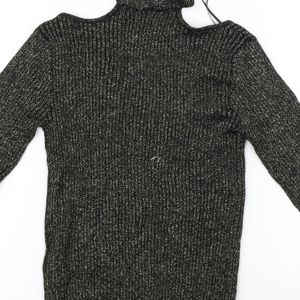 H&M Womens Black Pullover Jumper Size S