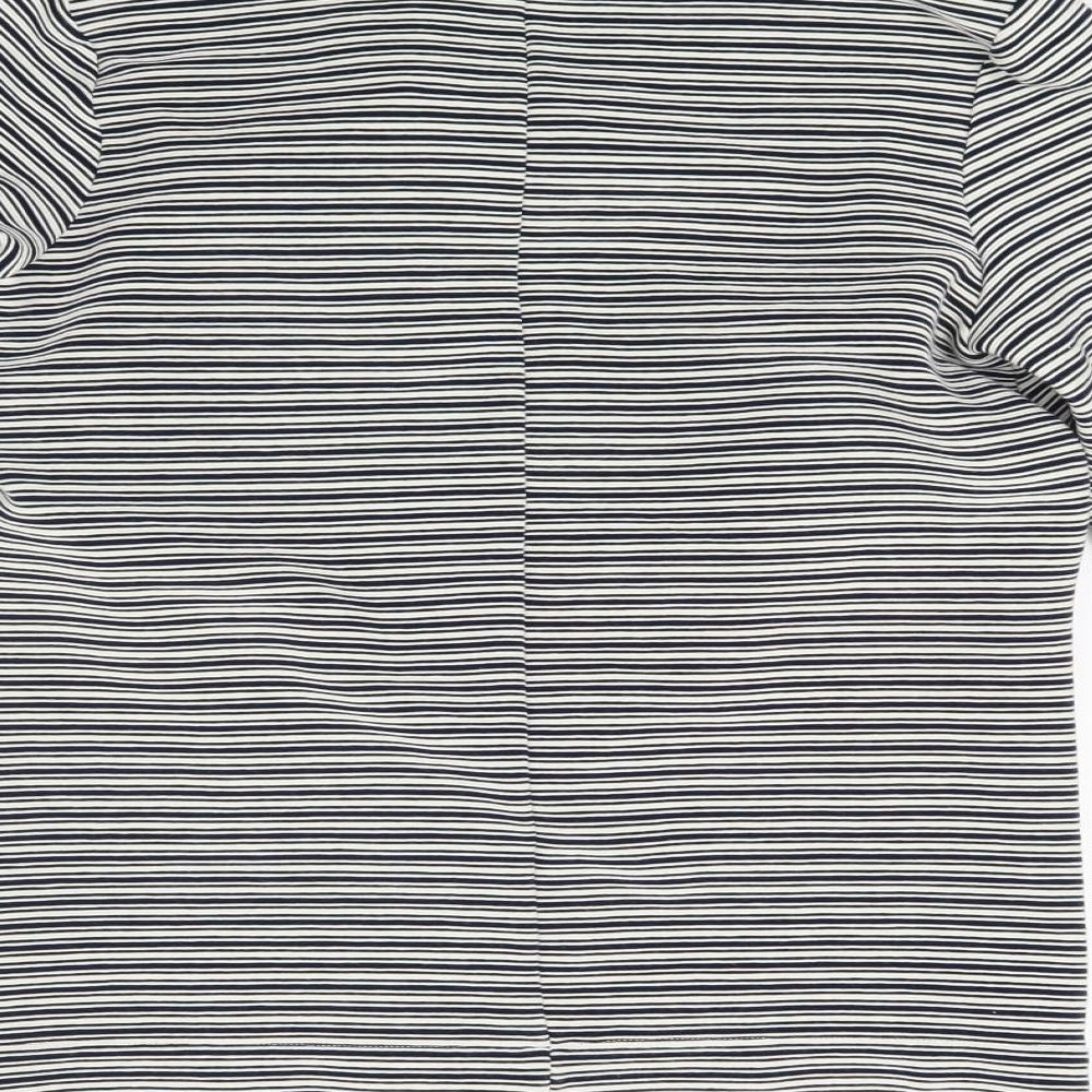 Marks & Spencer Womens White Striped Jacket Size 12