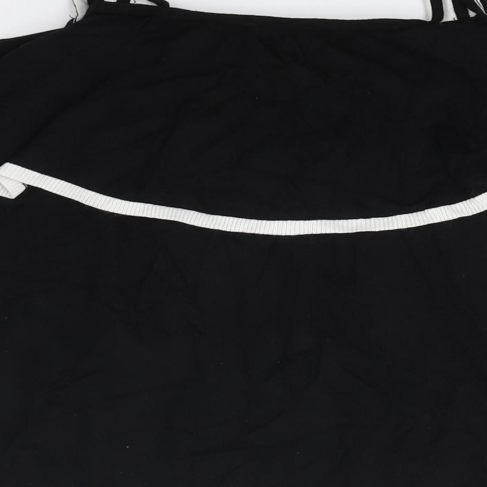 Marks and Spencer Womens Black Knit Vest Jumper Size 16