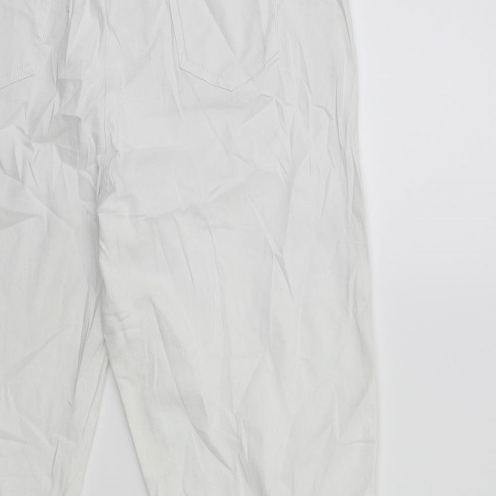 LABEL BE Womens White Trousers Size 18 L23 in