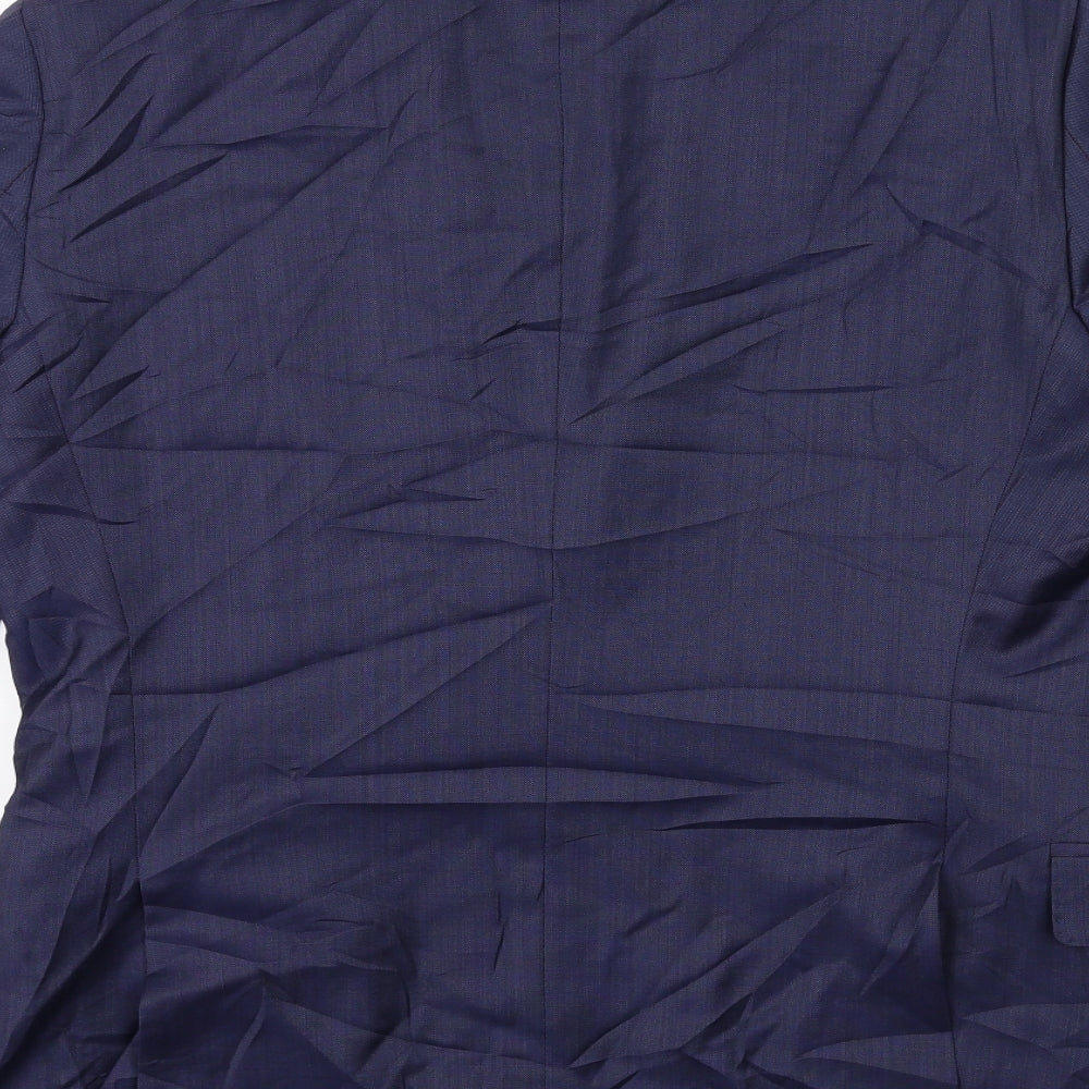 Preworn Mens Blue Jacket Suit Jacket Size 36