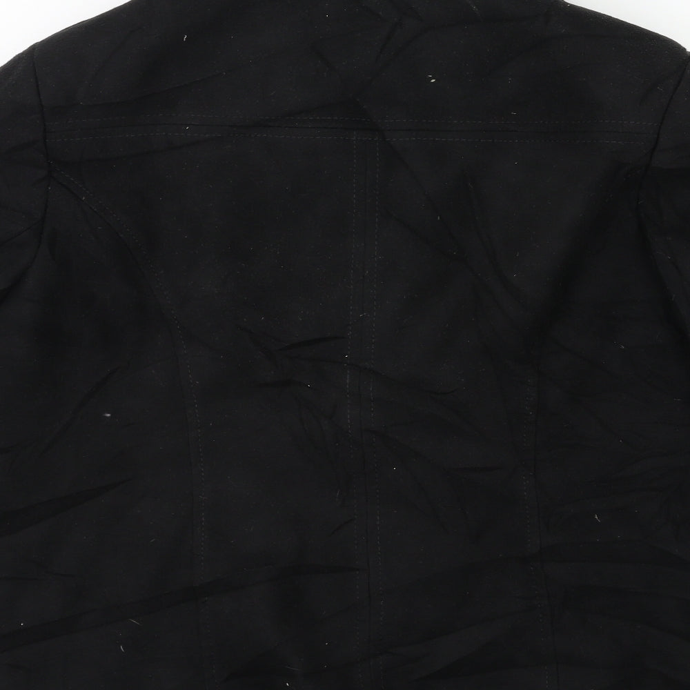 Marks & Spencer Womens Black Jacket Coat Size 14