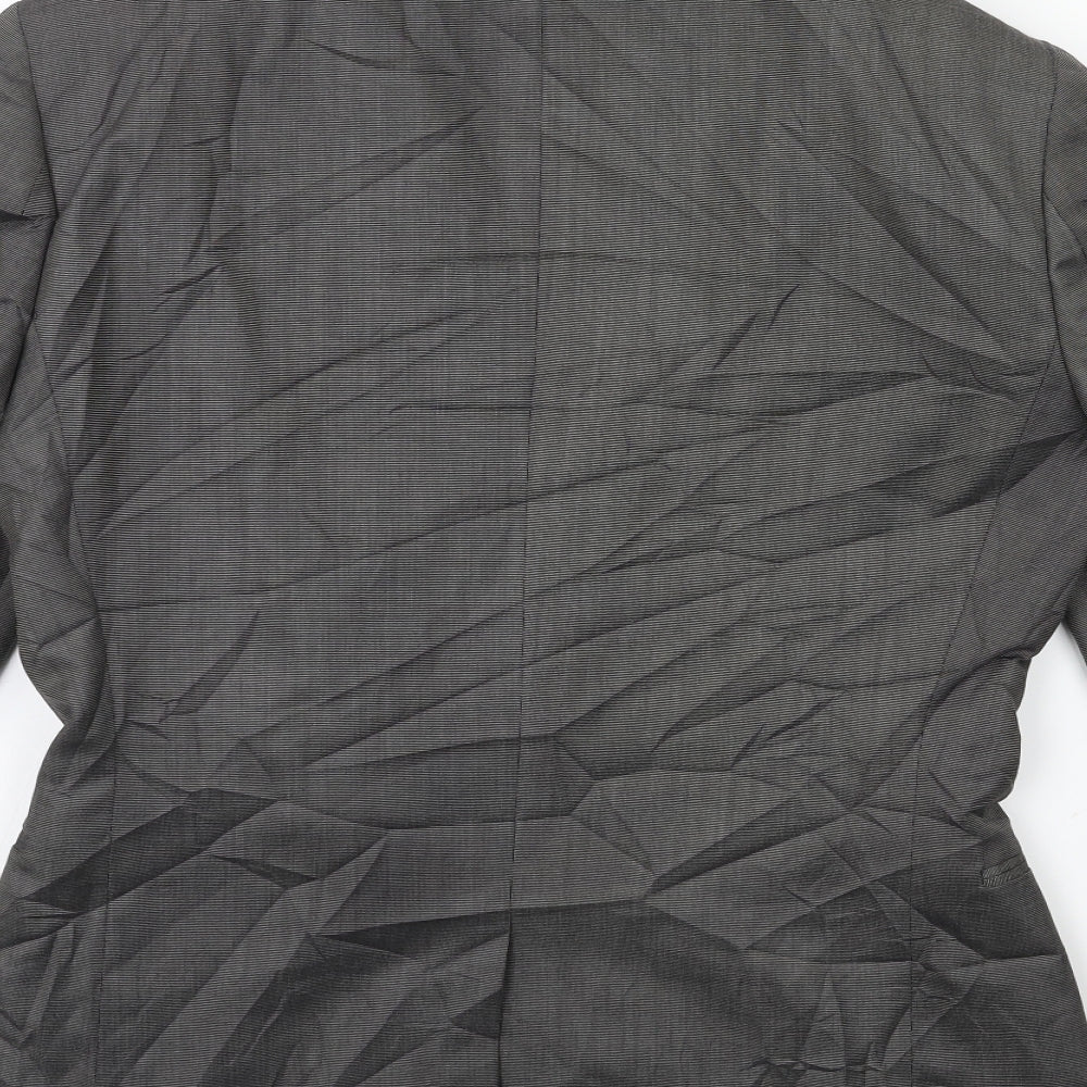 Venturo Mens Grey Suit Jacket Size 34