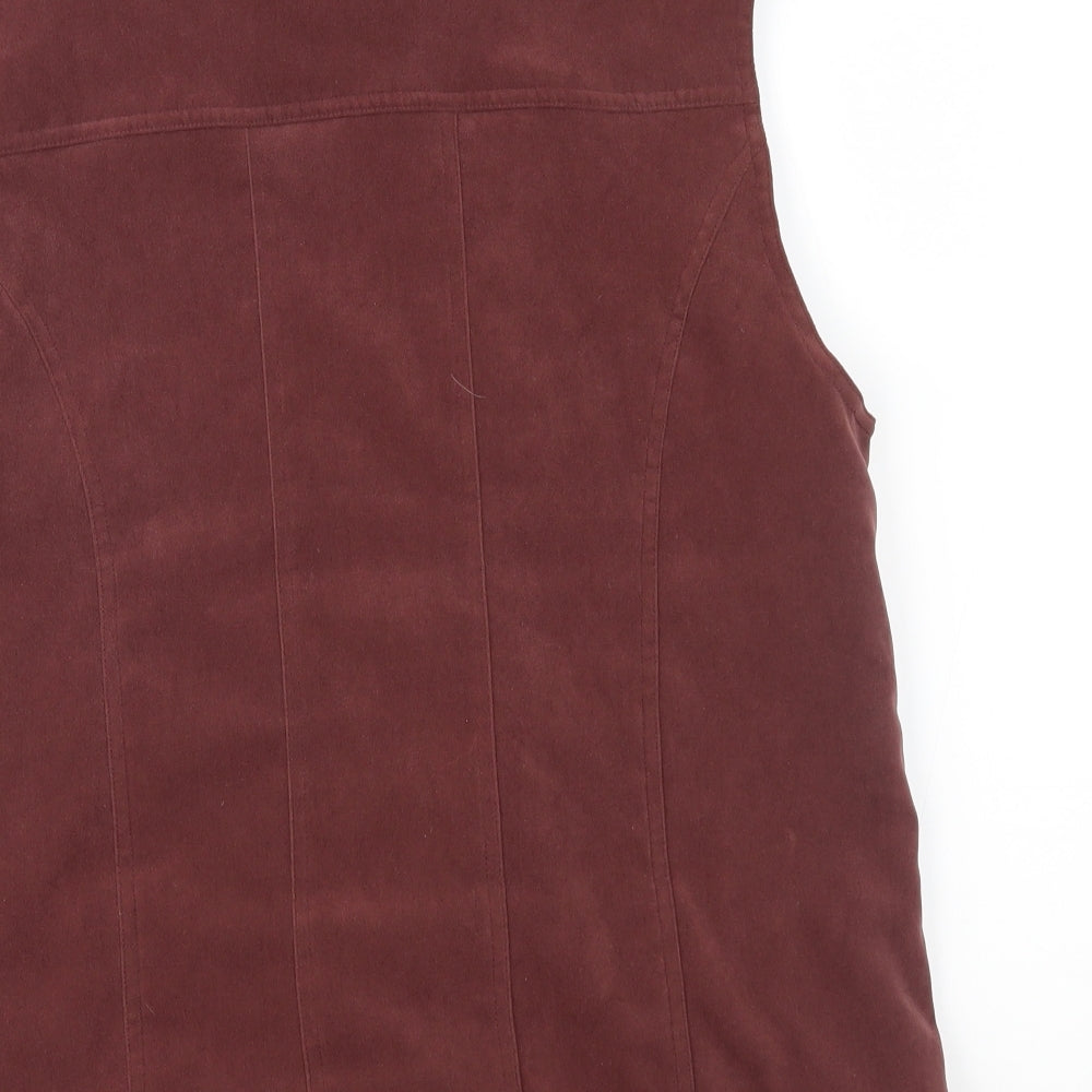 EWM Womens Brown Gilet Waistcoat Size S