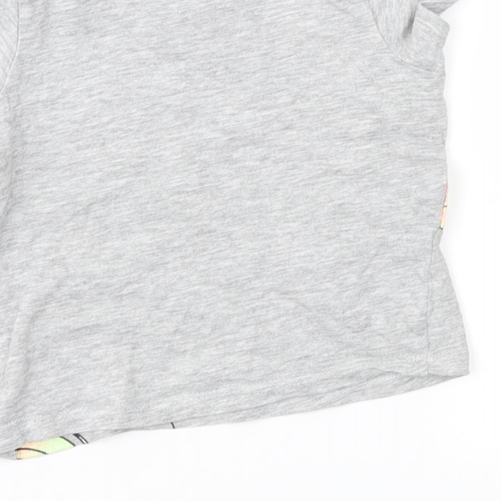 Pep&Co Girls Grey Basic T-Shirt Size 9-12 Months