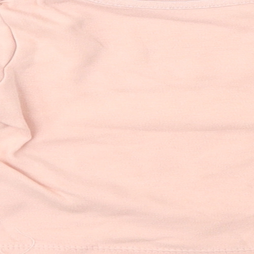 George Girls Pink Basic T-Shirt Size 6-9 Months