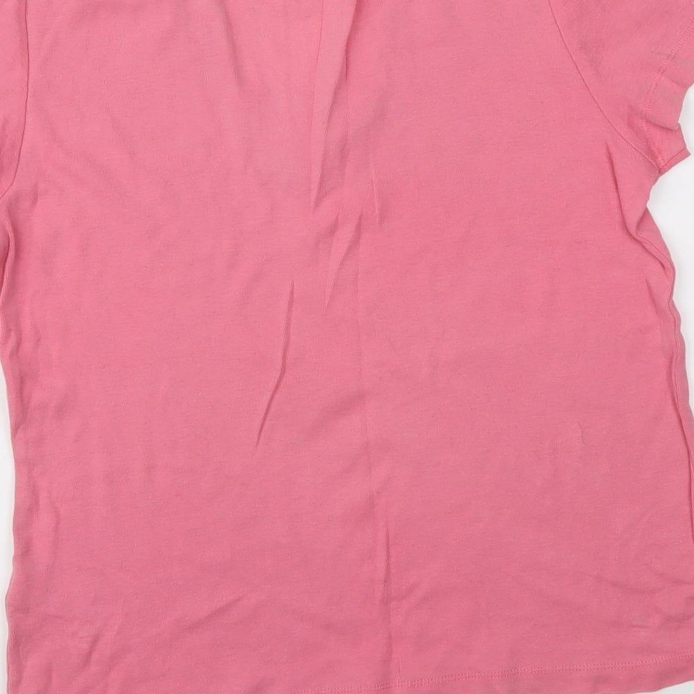 Bonmarché Womens Pink Basic T-Shirt Size S